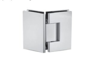 Bản lề kính - kính, 135 độ, chrome bóng, kính 8-12mm