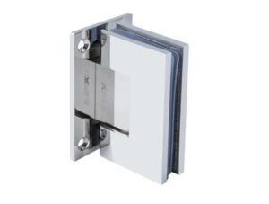 Bản lề kính - tường, 90 độ, chrome bóng, kính 8-12mm