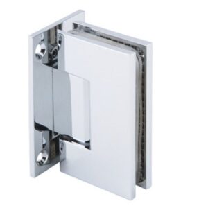 Bản lề kính - tường, 90⁰, chrome bóng, kính 8-12mm, DIY