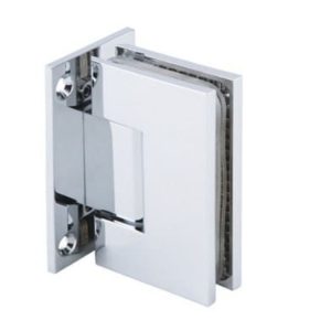 Bản lề kính - tường, 90 độ, chrome bóng, kính 8-12mm