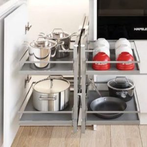 Bộ rổ kéo tủ góc Kosmo Olla Kosmo - tủ rộng 900mm