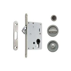 Thân khóa cửa trượt, inox mờ (40)