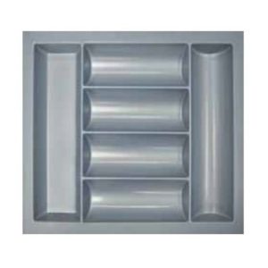 Khay chia thìa dĩa bằng nhựa Hafele 600mm, màu xám