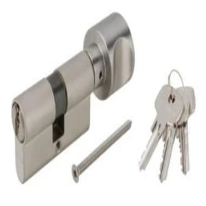Ruột khóa đầu vặn đầu chìa 65mm, nickel