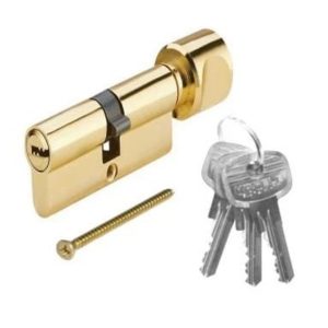 Ruột khóa WC đầu xoay, 65mm, màu nickel - 916.96.456 - Hafele