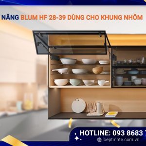 Trọn bộ tay nâng đôi Blum HF 28-39 cho khung nhôm