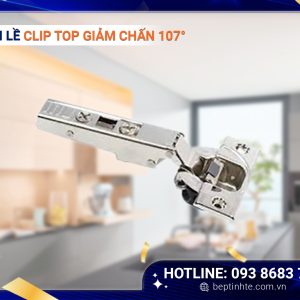 Bản lề CLIP TOP giảm chấn 107° trùm hết 75B1550