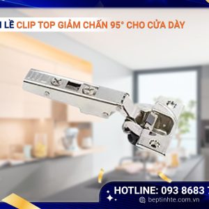 Bản lề CLIP TOP giảm chấn 95° cánh dày trùm hết 71B9550