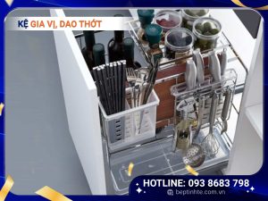 Kệ gia vị, dao thớt