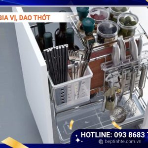 Kệ gia vị, dao thớt