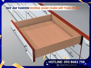 Ray âm TANDEM tích hợp nhấn mở toàn phần 560F2500T