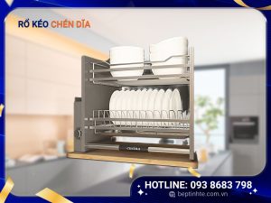 Rổ kéo chén dĩa