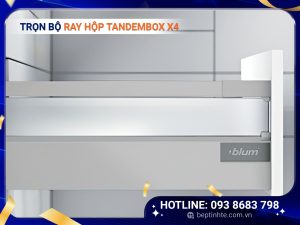 Trọn bộ ray hộp TANDEMBOX X4