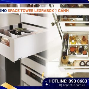 Tủ kho SPACE TOWER LEGRABOX 1 cánh Inox 770X50S0S ST