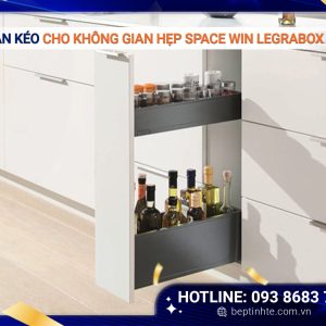 Ngăn kéo cho không gian hẹp SPACE WIN LEGRABOX pure 770X50S0S