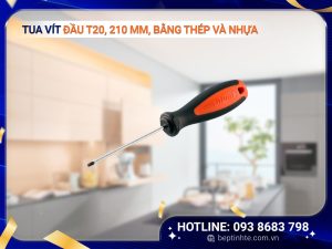 Tua vít đầu T20, 210mm, bằng thép và nhựa SR-DREH TX20